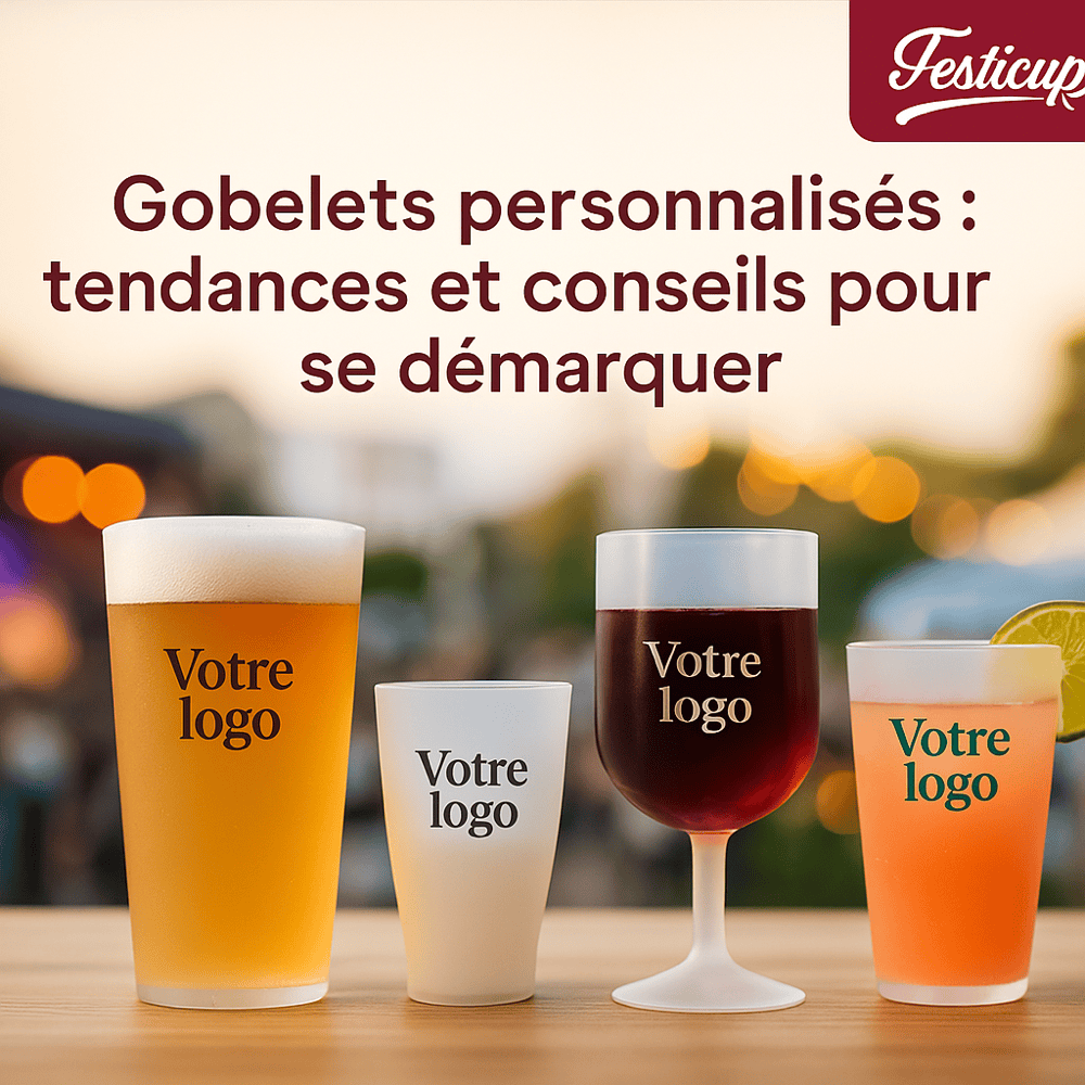 Gobelets personnalisés pour événements : tendances et conseils pour se démarquer