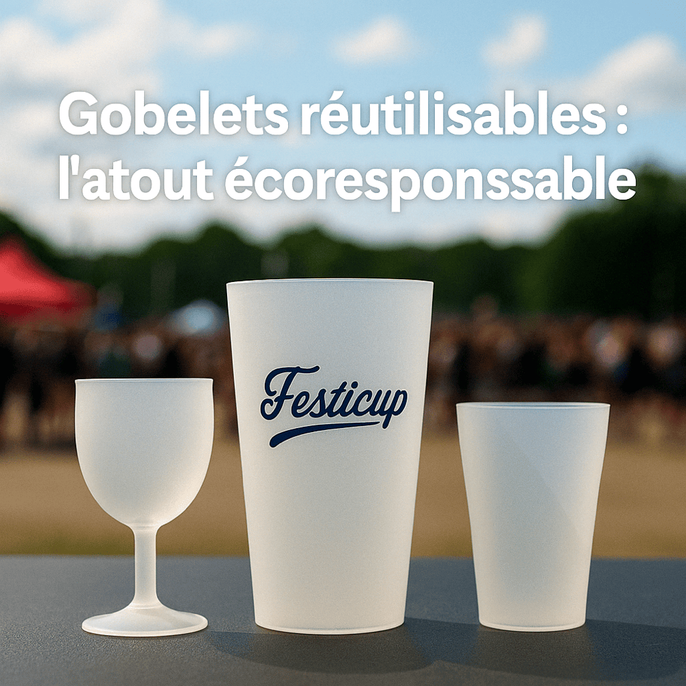Gobelets réutilisables festivals : l’atout écoresponsable des festivals de l’été