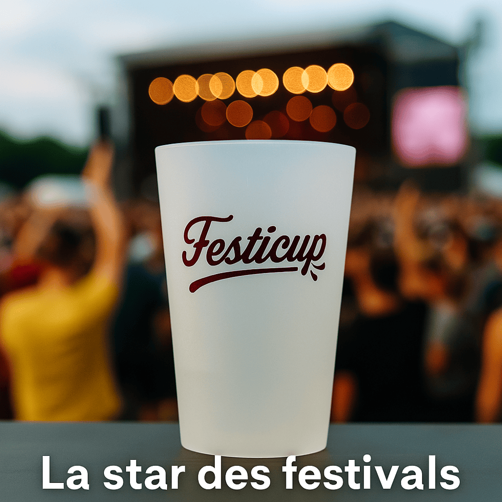 Gobelets réutilisables : la star des festivals écoresponsables cet été !