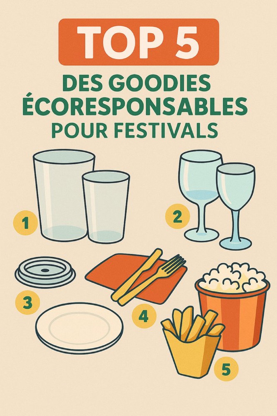 Top 5 des goodies pour festivals